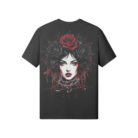 Misfit Mindset Outsider Tee - Gothic outsider design on black t-shirt
