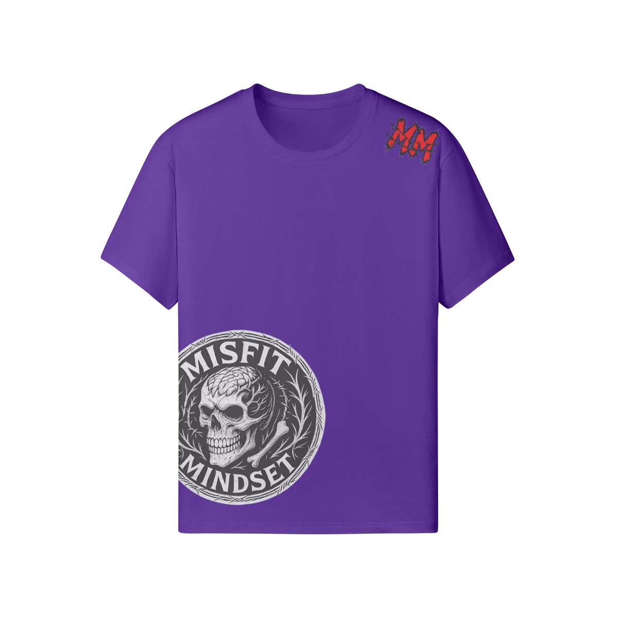 Misfit Mindset Outsider Tee - Gothic outsider design on black t-shirt