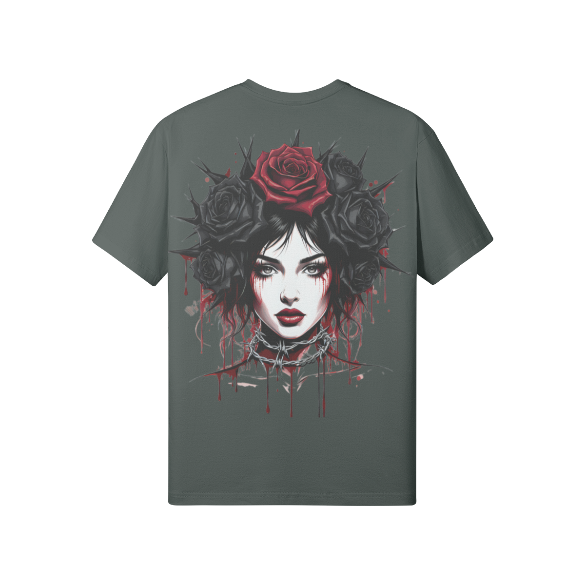Misfit Mindset Outsider Tee - Gothic outsider design on black t-shirt