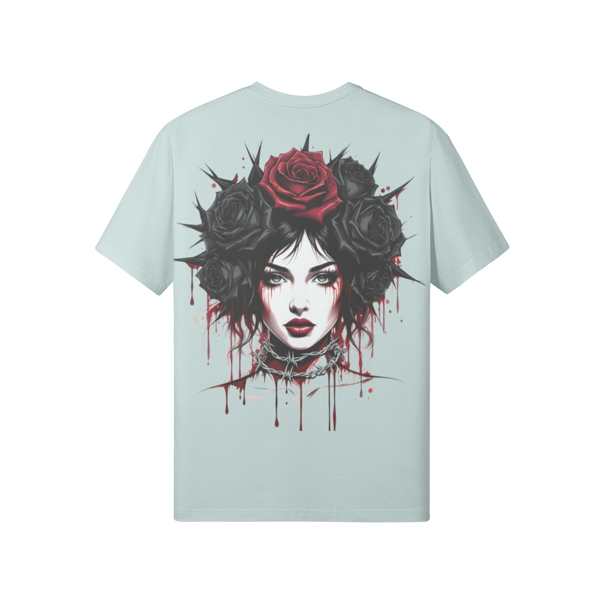 Misfit Mindset Outsider Tee - Gothic outsider design on black t-shirt
