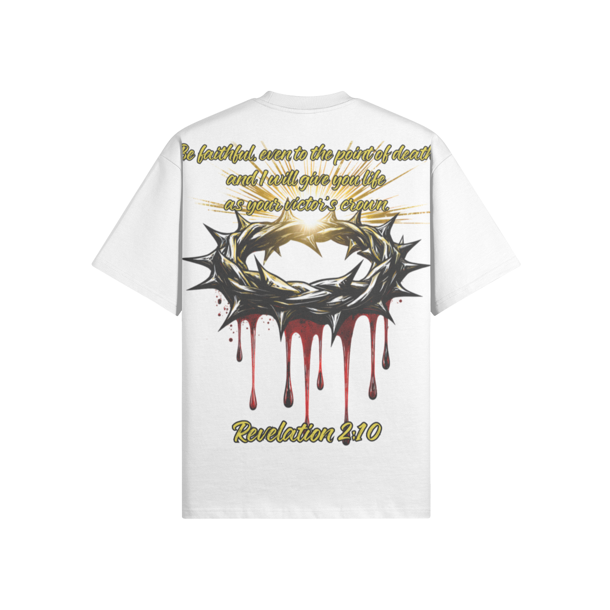 Misfit Mindset Faithful to Death Tee - Gothic metalcore design on black t-shirt