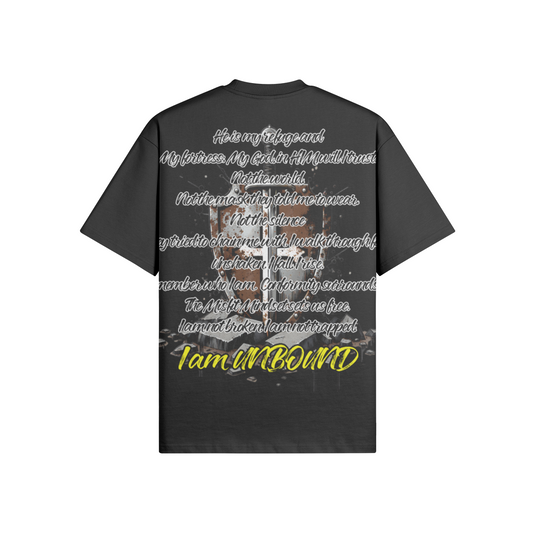 Misfit Mindset Unbound Tee - Gothic unbound design on black t-shirt